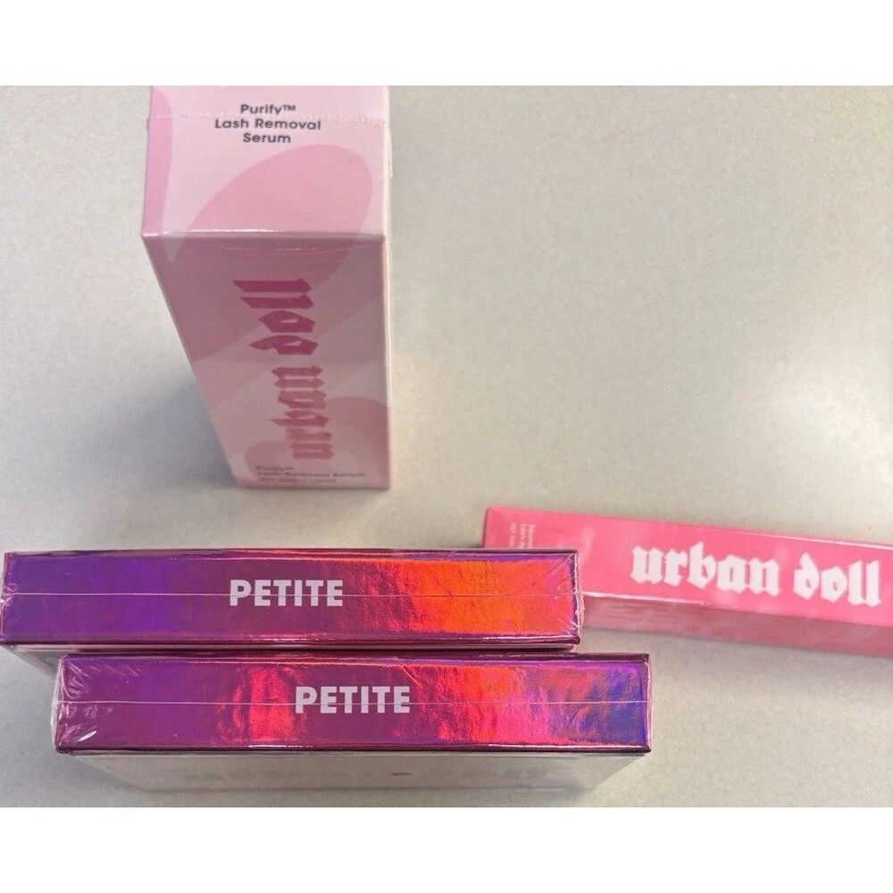 Urban Doll Lashes Bundle Petite eyes - New Sealed In Box- Lashes, Serum and Appl
